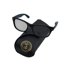 VTG Ray-Ban New Wayfarer RB2132 Black & Blue Frame Only + With Case from Italy